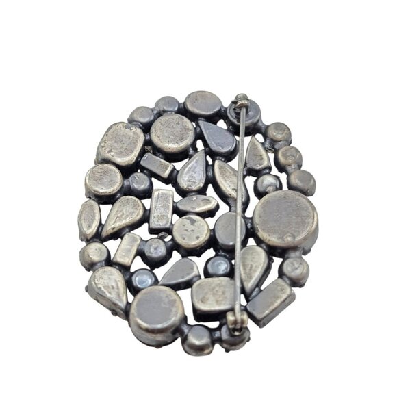 Super Sparkly Vintage Signed Weiss Huge Brooch (A8985) - Picture 5 of 8